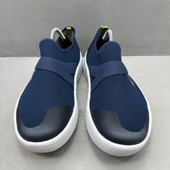 OOFOS OOmg Low Men\'s Size‎ 11 EU 44 Shoes Navy Slip On Comfort Sneakers NEW main image 7